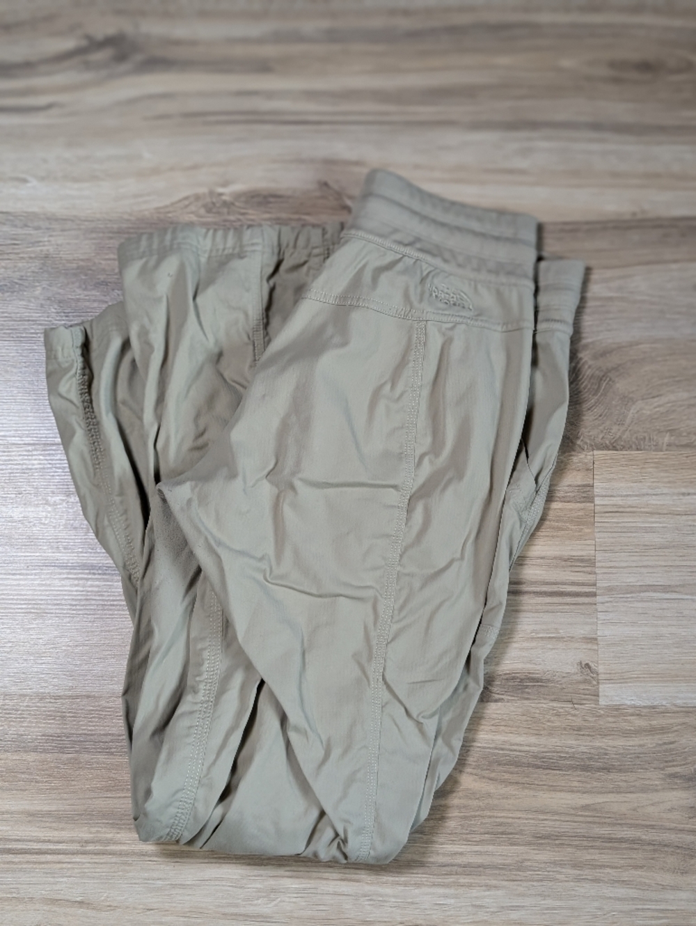 NORTH FACE Womens Jogger Pants   Beige Comfort Stretch DrawstringSize Med